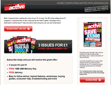 Tablet Screenshot of computeractivemagazine.co.uk